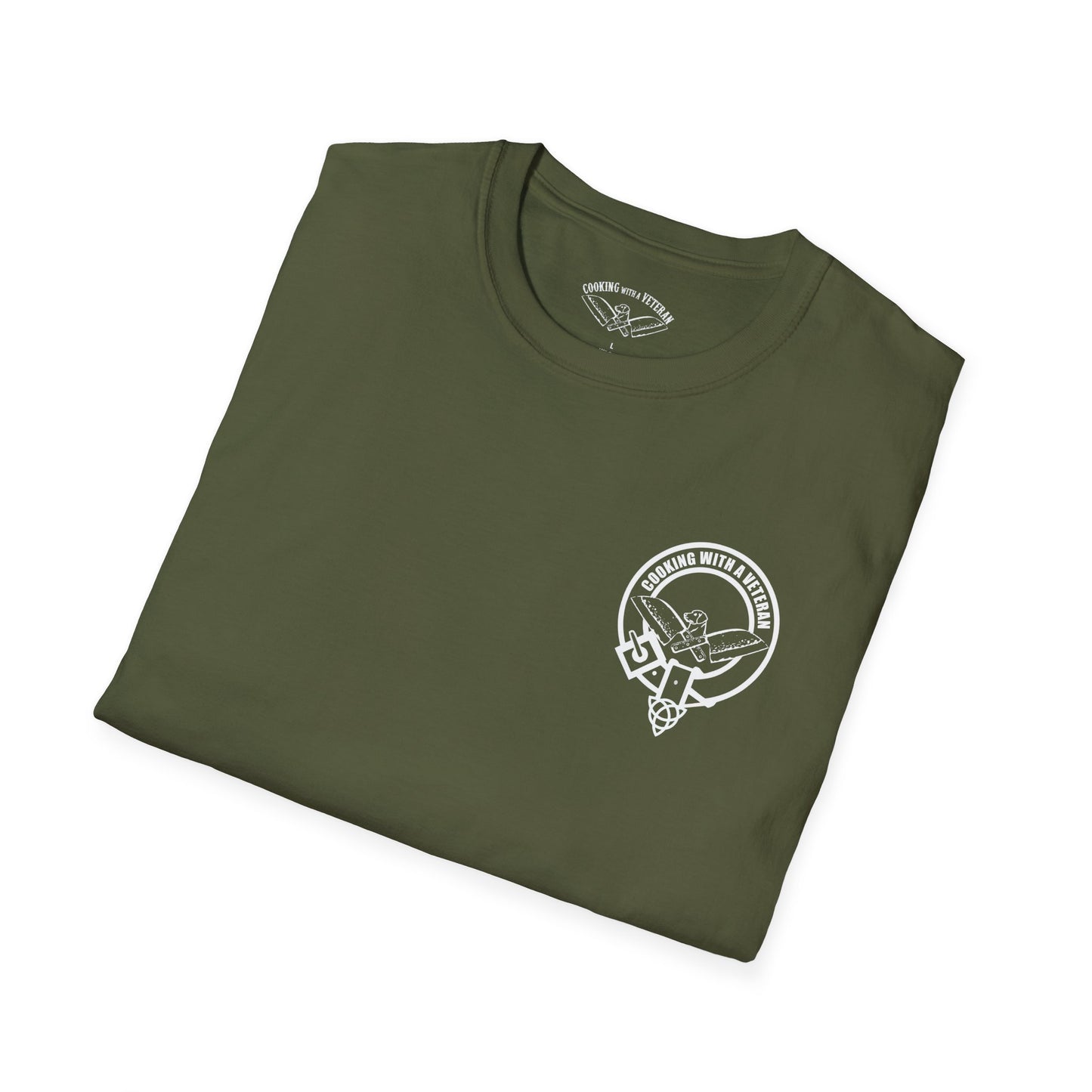 Cooking with a Veteran Seal Unisex Softstyle T-Shirt