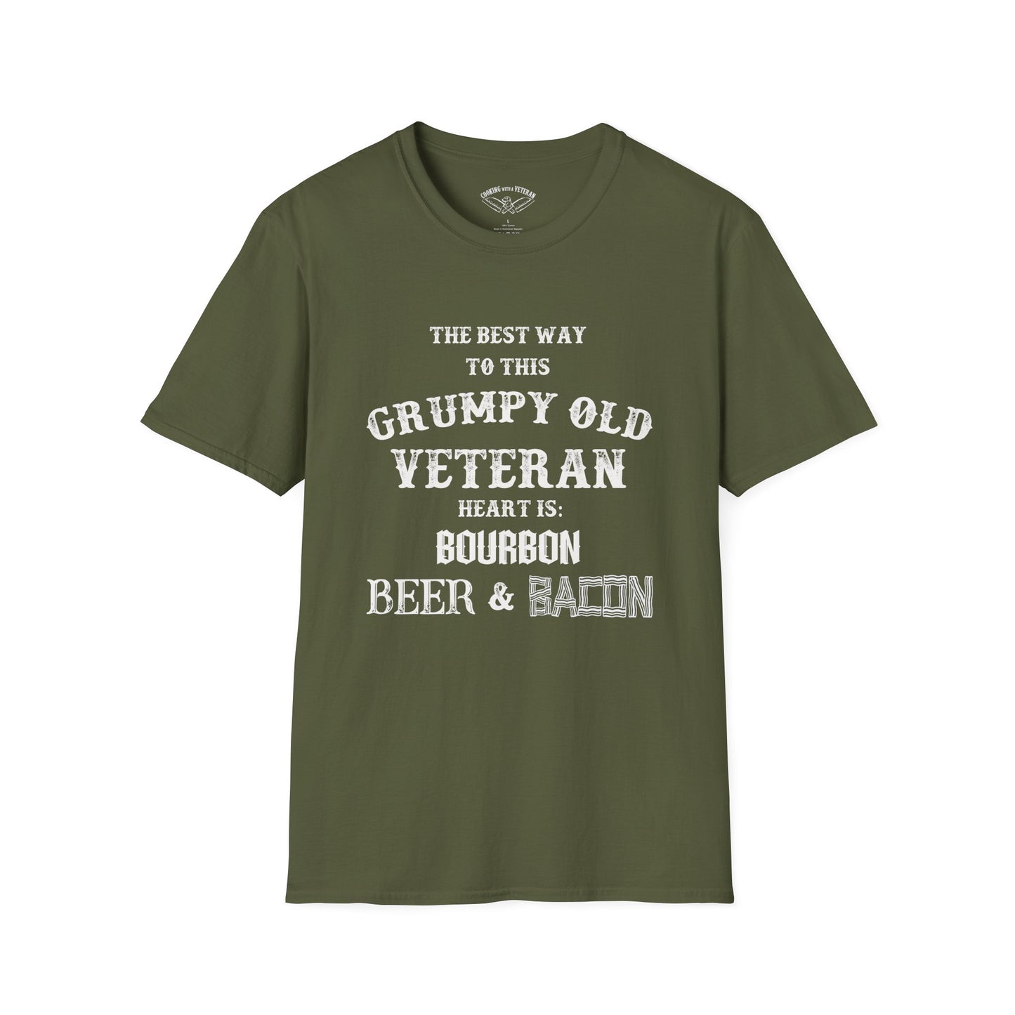 Grumpy Old Veteran Unisex Softstyle T-Shirt