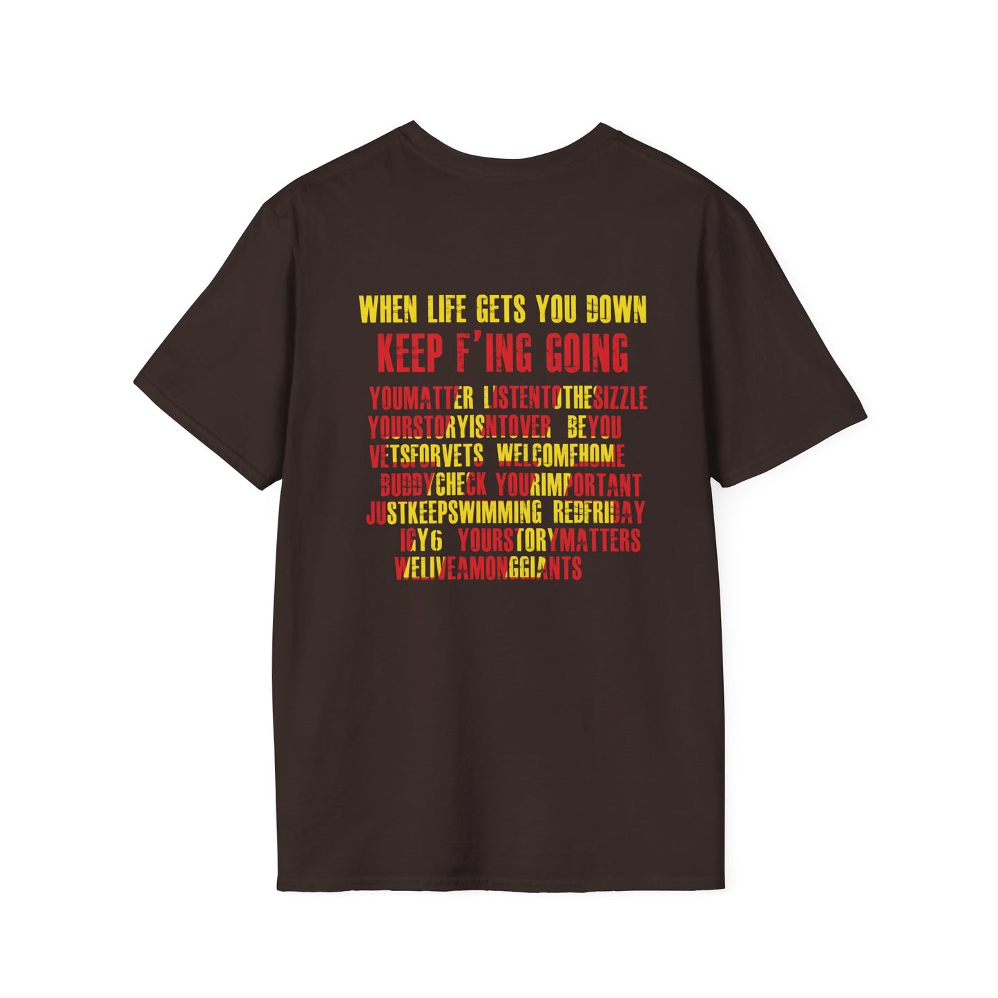 KFinG Red and Gold Unisex Softstyle T-Shirt