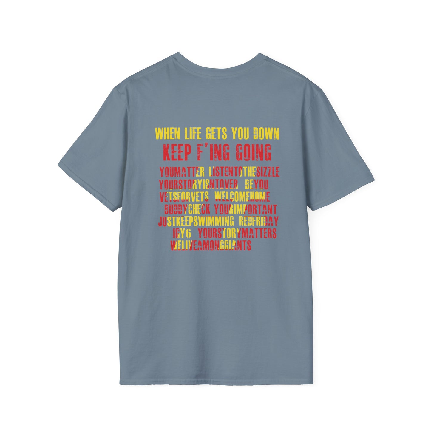 KFinG Red and Gold Unisex Softstyle T-Shirt