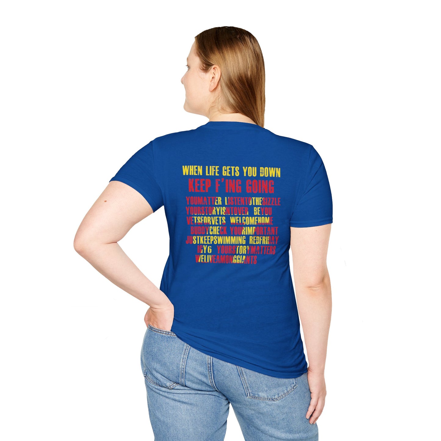 KFinG Red and Gold Unisex Softstyle T-Shirt
