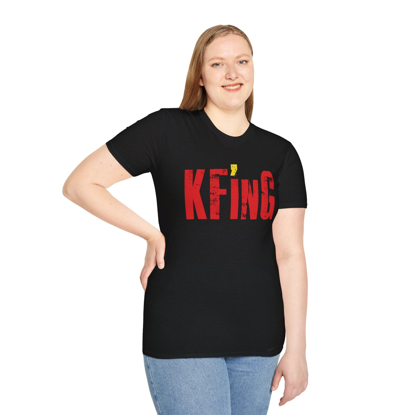 KFinG Red and Gold Unisex Softstyle T-Shirt