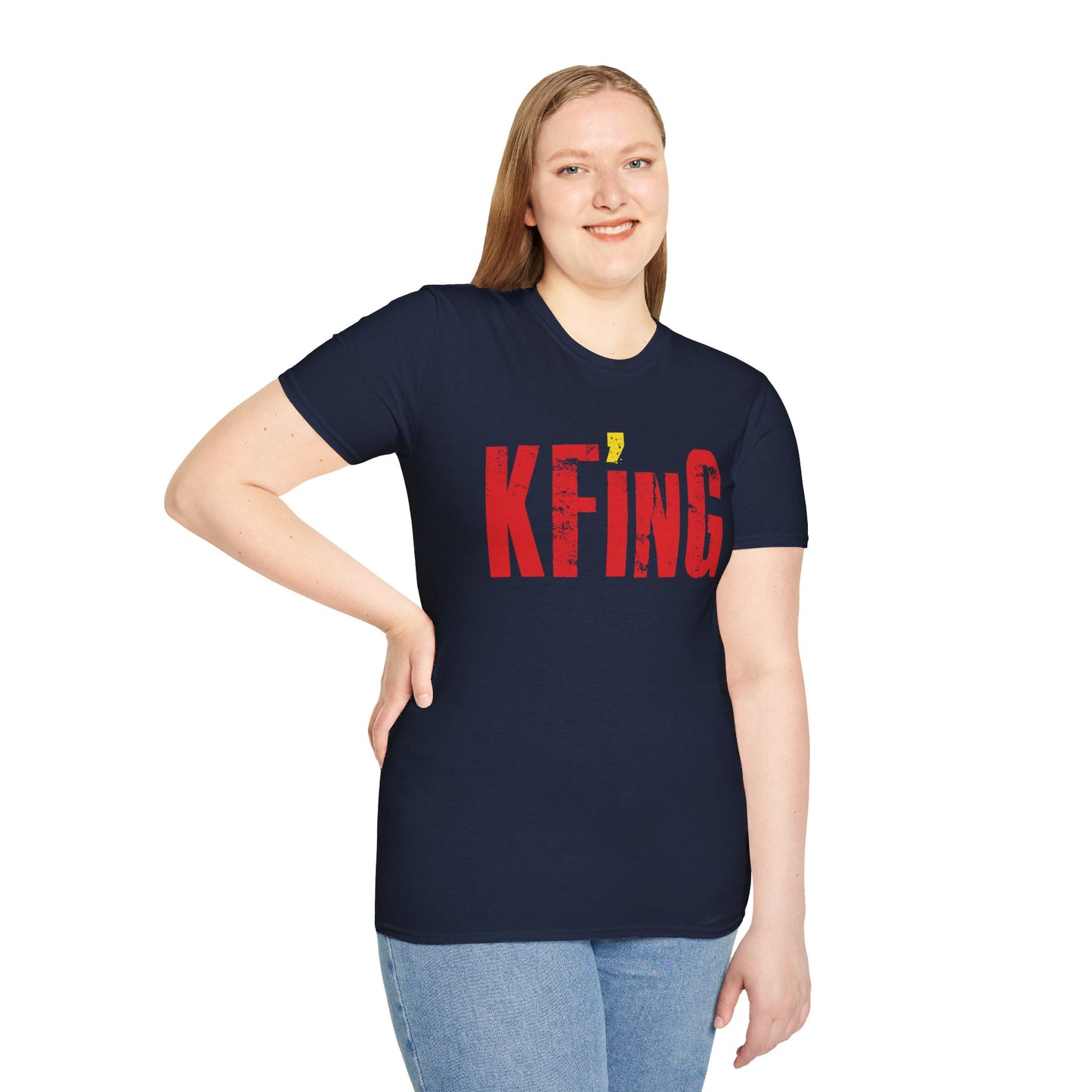 KFinG Red and Gold Unisex Softstyle T-Shirt