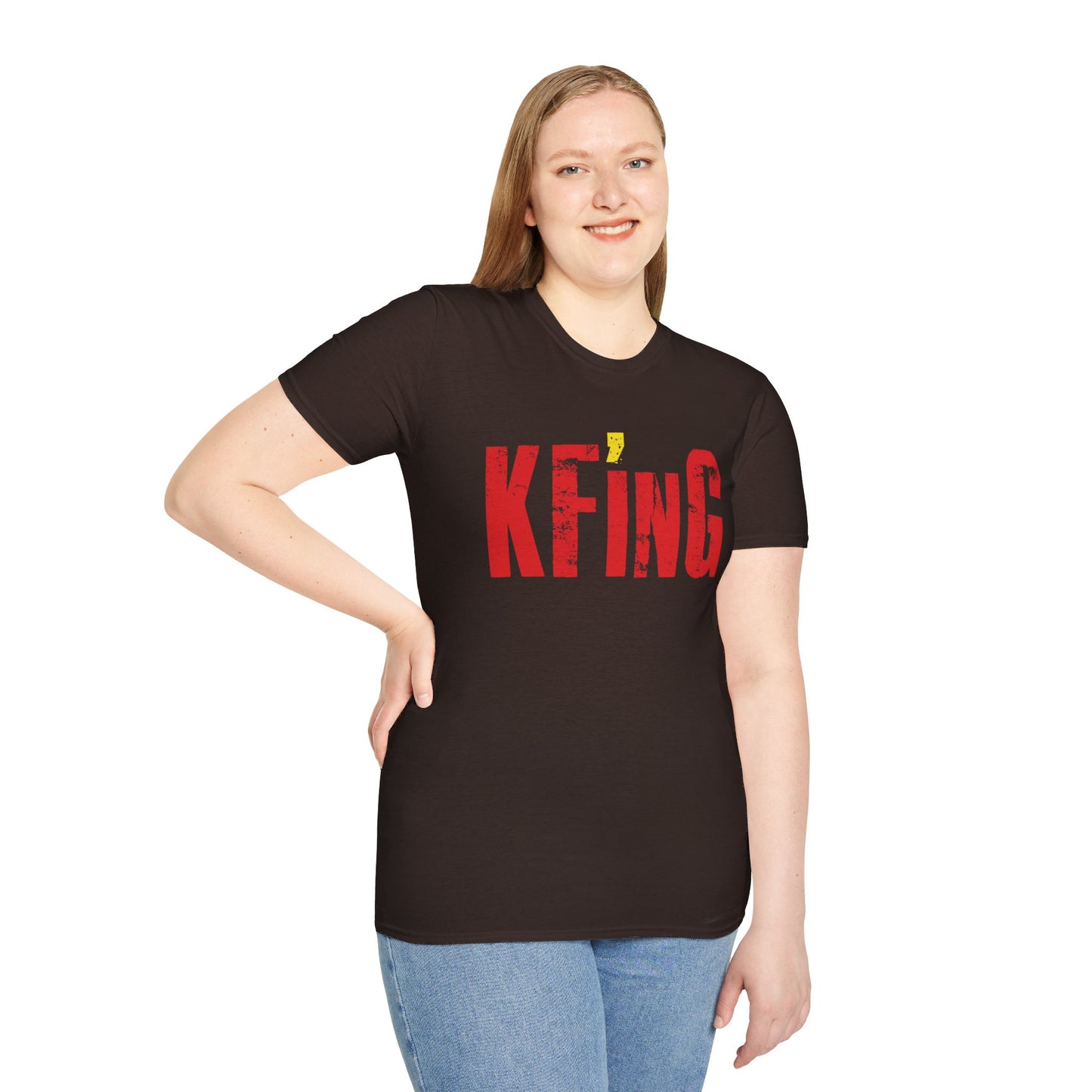 KFinG Red and Gold Unisex Softstyle T-Shirt
