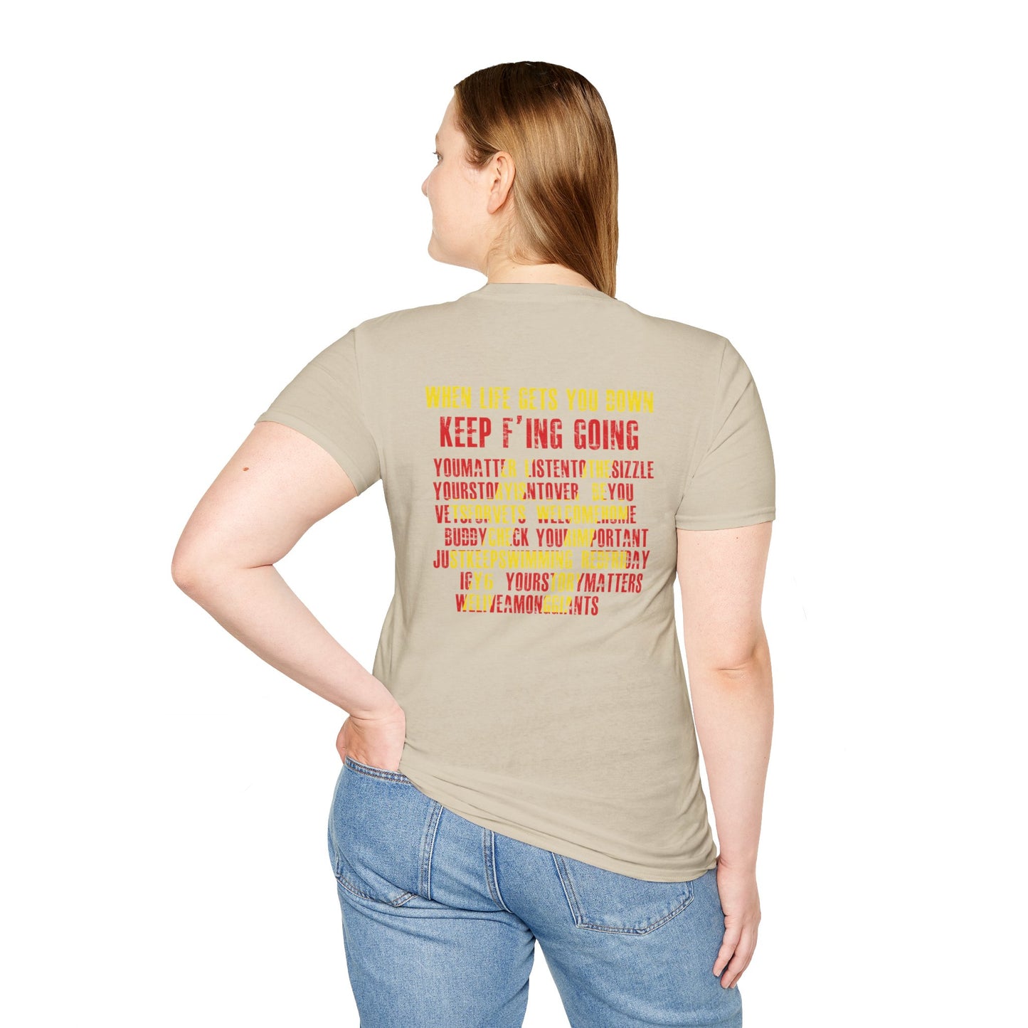 KFinG Red and Gold Unisex Softstyle T-Shirt