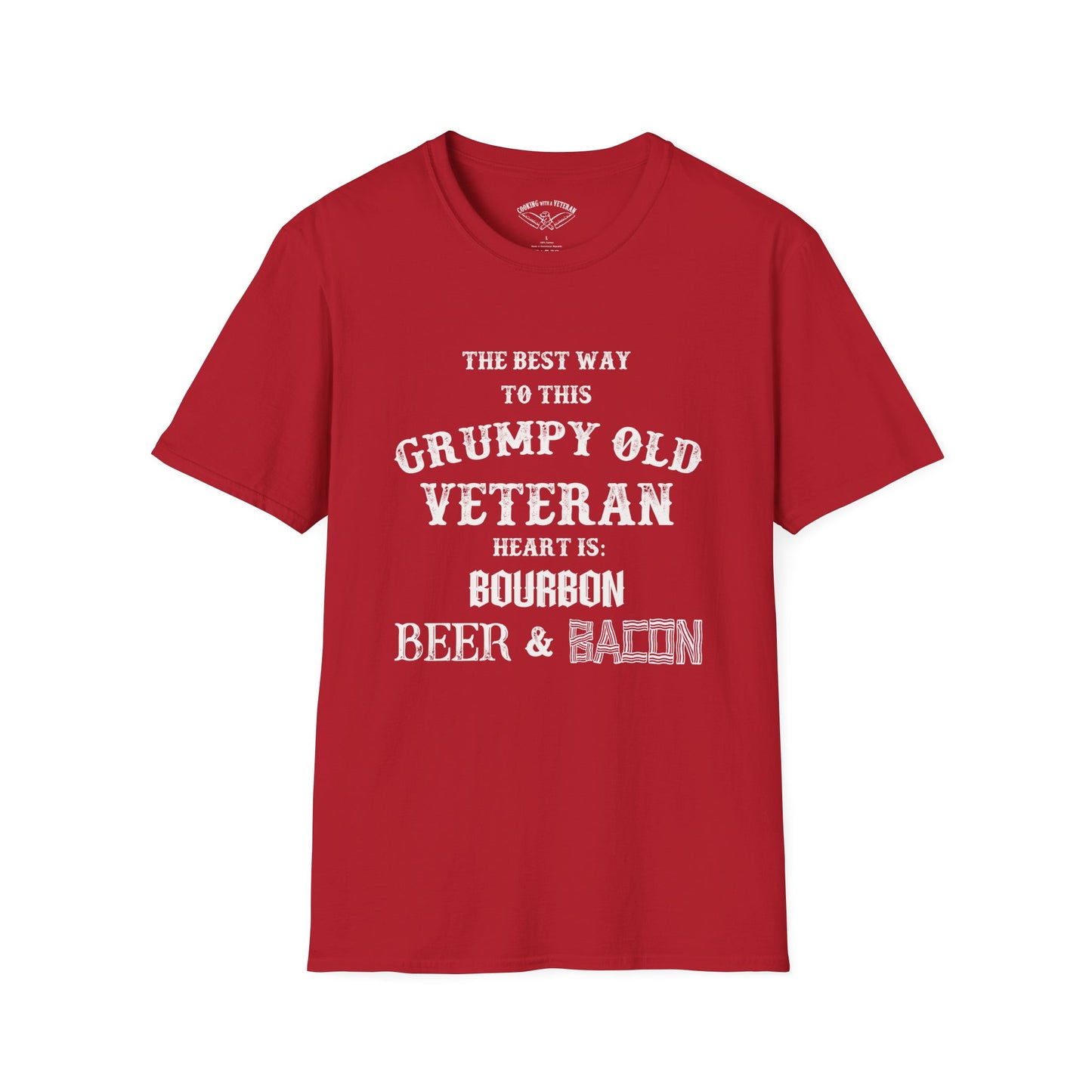 Grumpy Old Veteran Unisex Softstyle T-Shirt