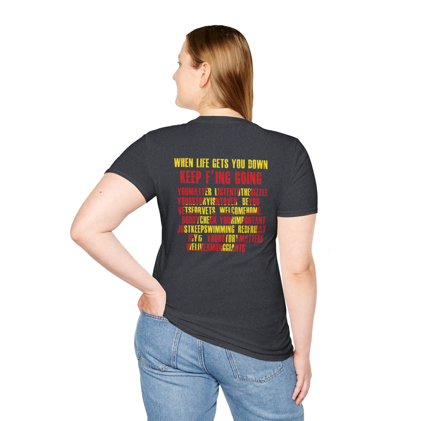 KFinG Red and Gold Unisex Softstyle T-Shirt