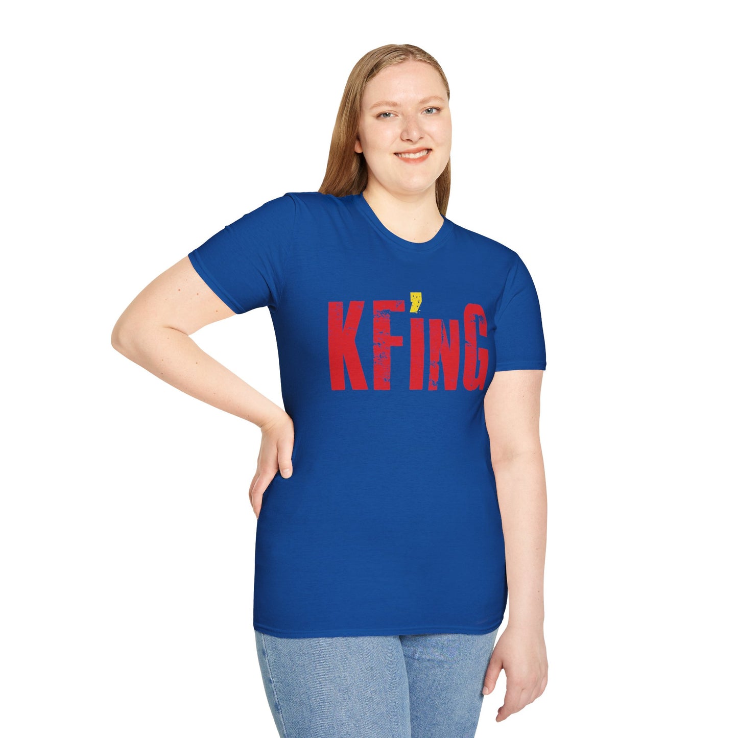 KFinG Red and Gold Unisex Softstyle T-Shirt