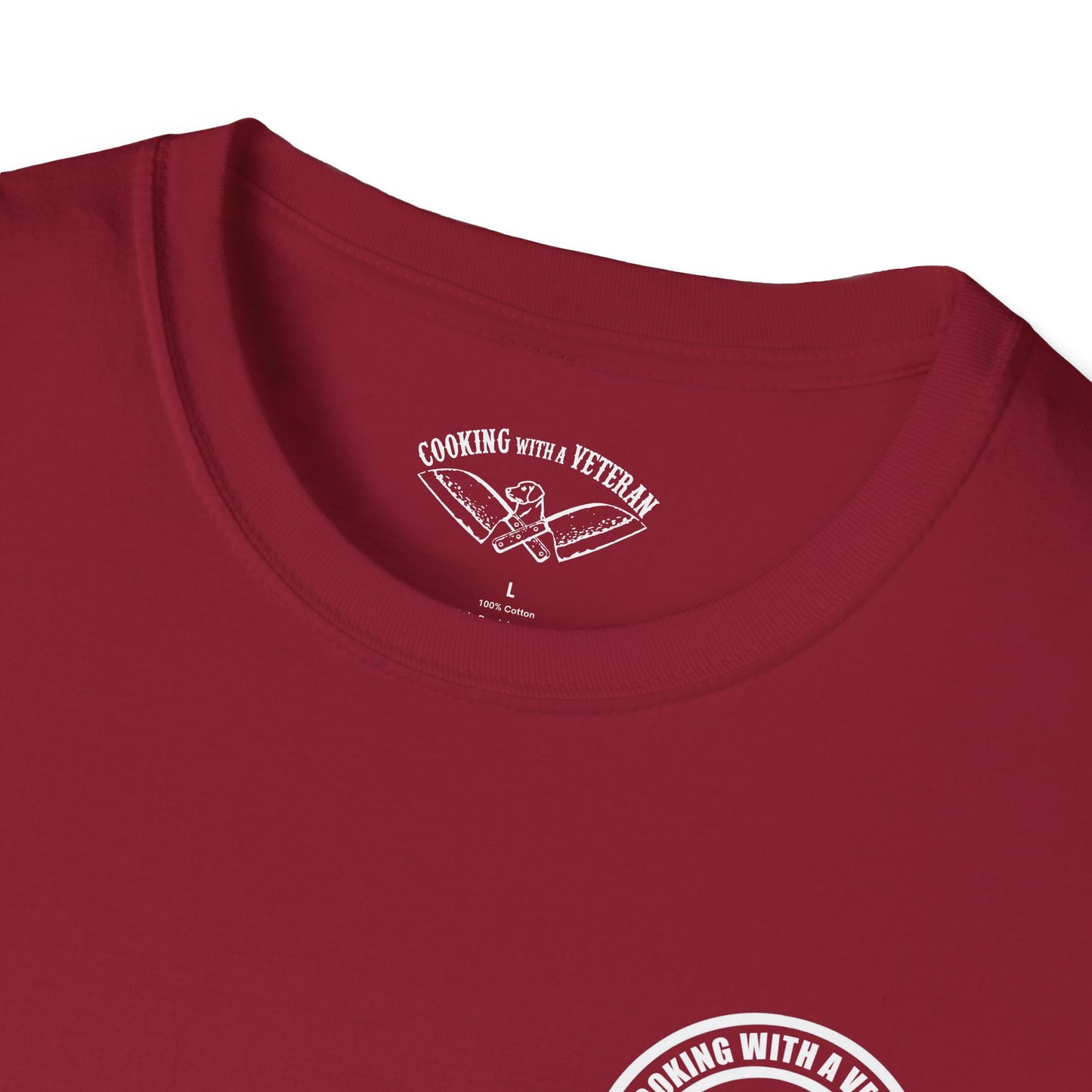 Cooking with a Veteran Seal Unisex Softstyle T-Shirt