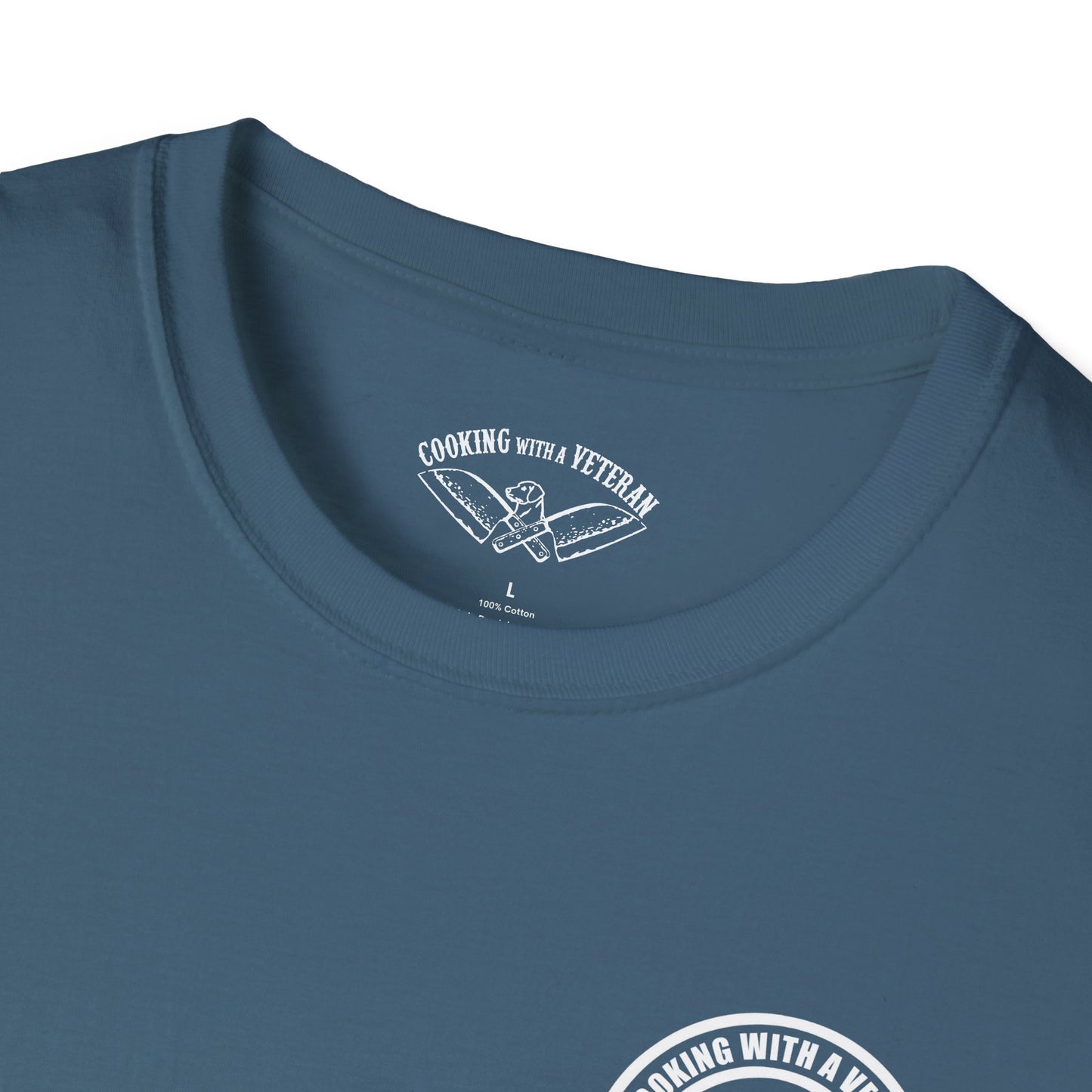 Cooking with a Veteran Seal Unisex Softstyle T-Shirt