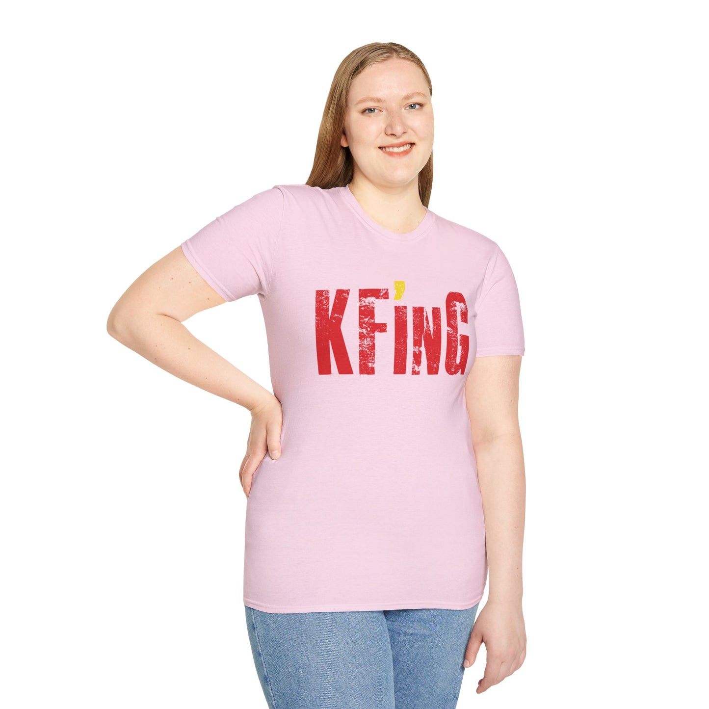 KFinG Red and Gold Unisex Softstyle T-Shirt