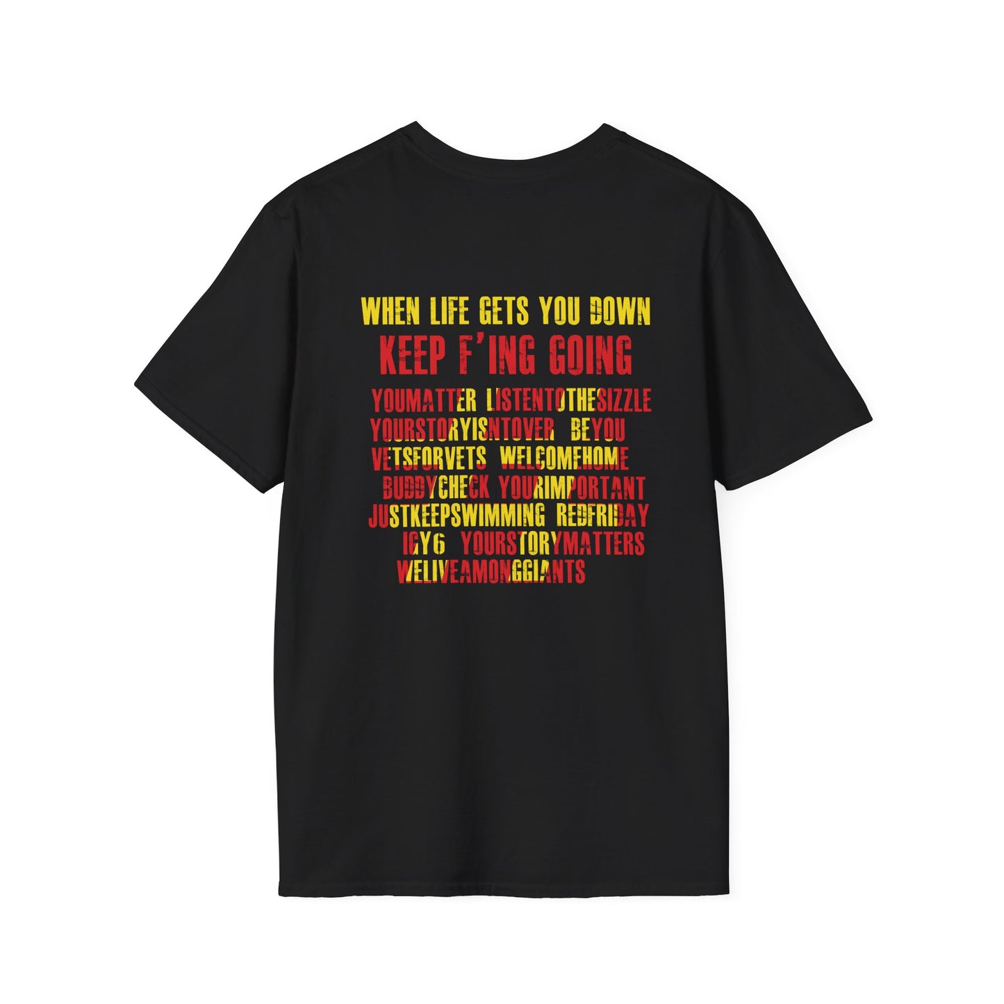KFinG Red and Gold Unisex Softstyle T-Shirt