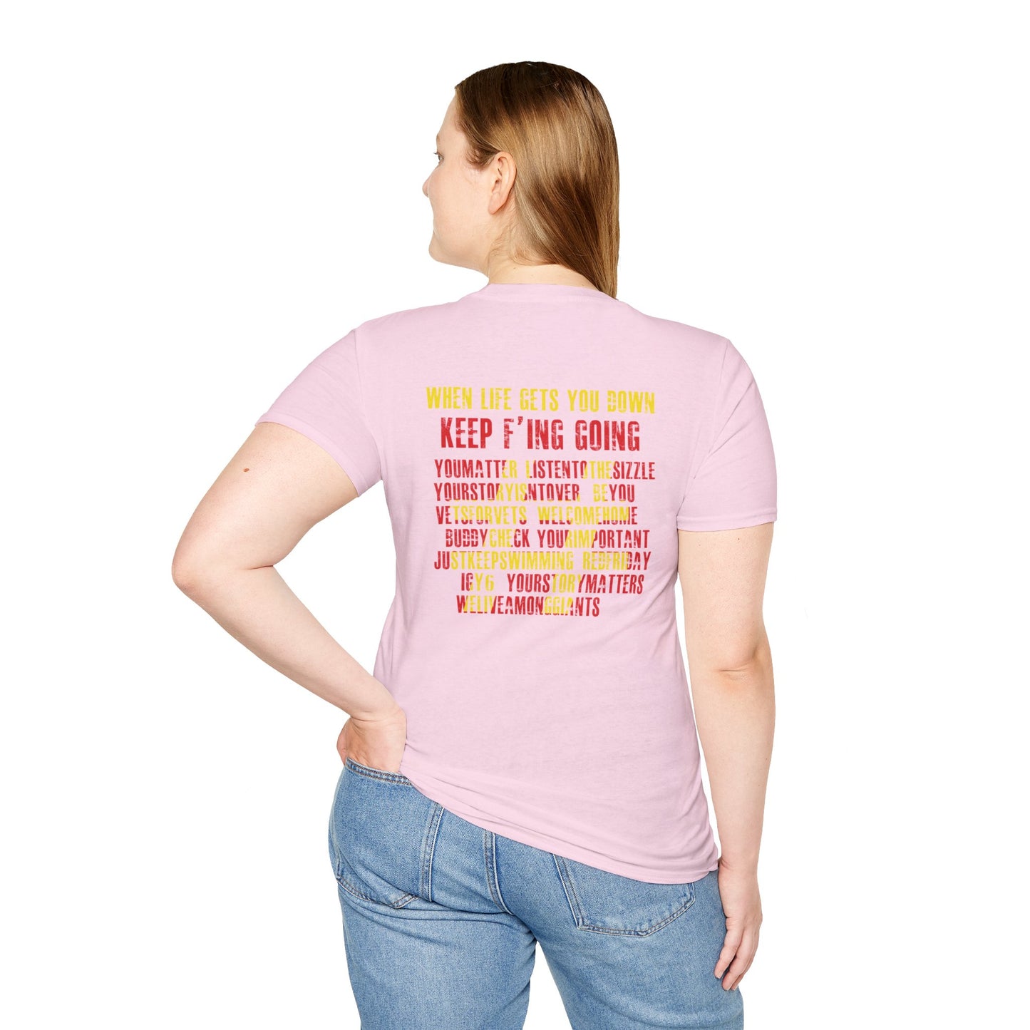 KFinG Red and Gold Unisex Softstyle T-Shirt