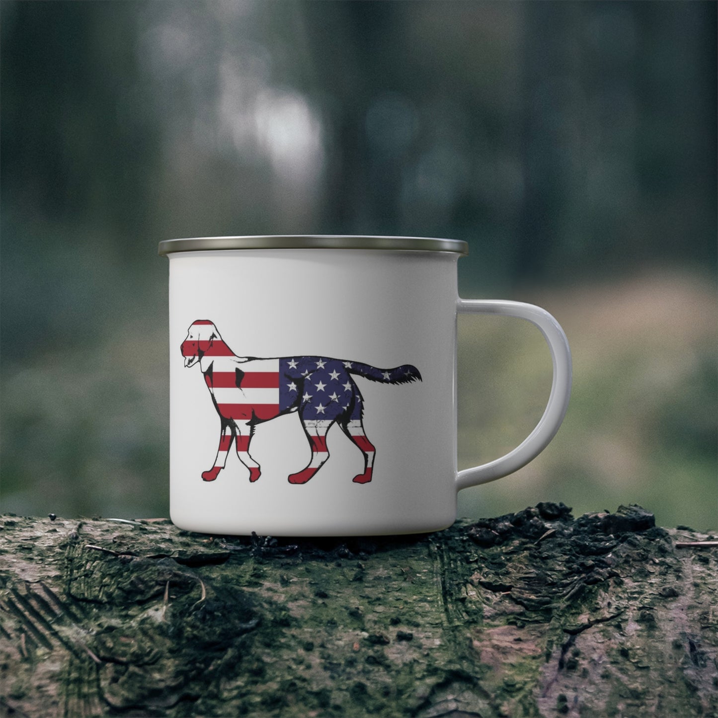GRUNT Enamel Camping Mug