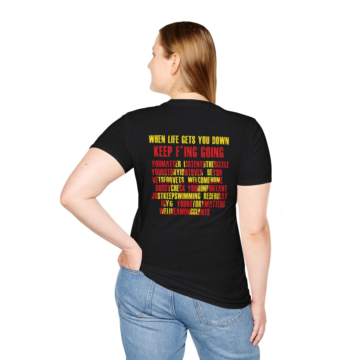 KFinG Red and Gold Unisex Softstyle T-Shirt