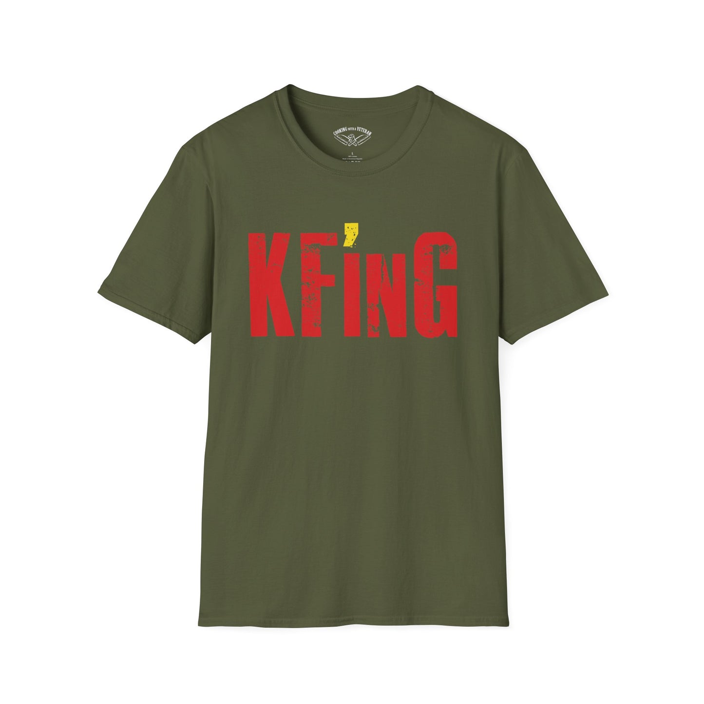 KFinG Red and Gold Unisex Softstyle T-Shirt