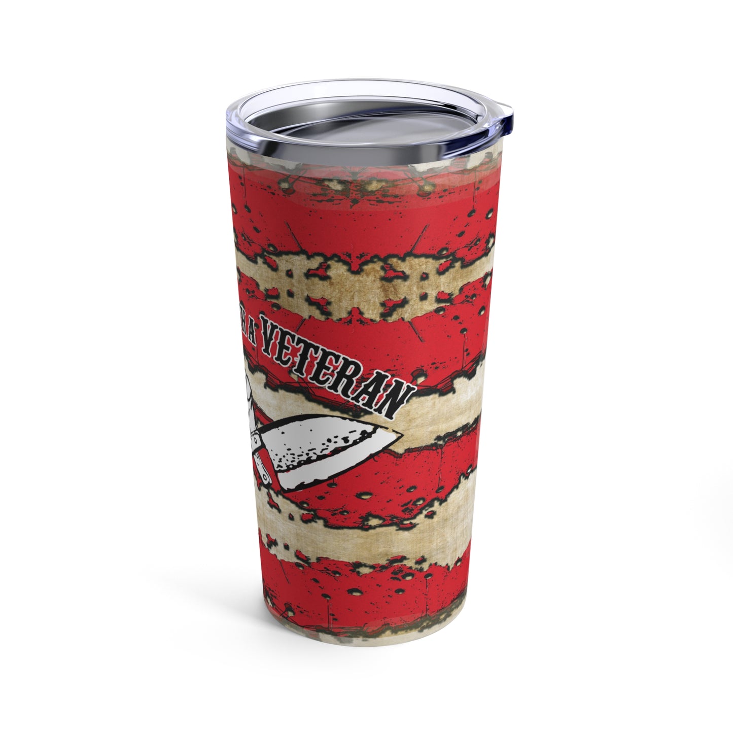 Cooking with a Veteran American Flag Tumbler 20oz