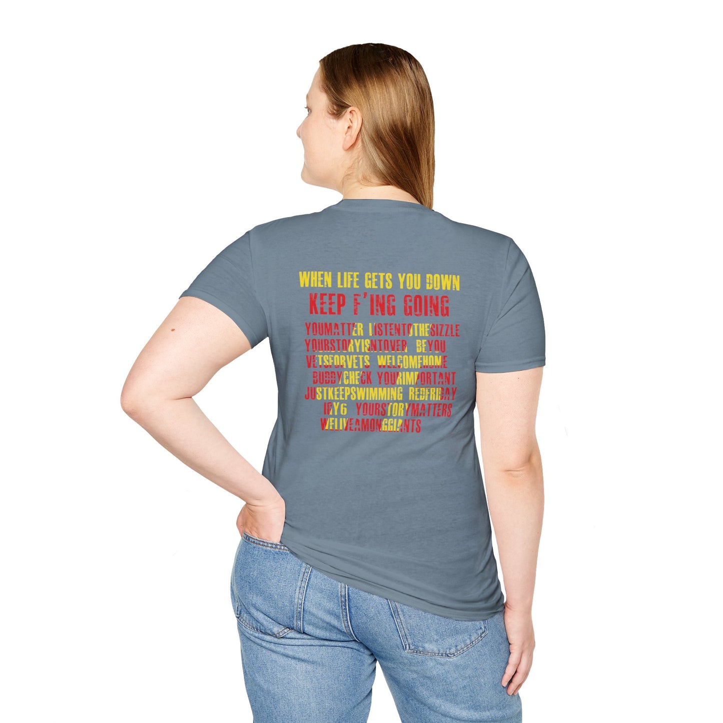 KFinG Red and Gold Unisex Softstyle T-Shirt