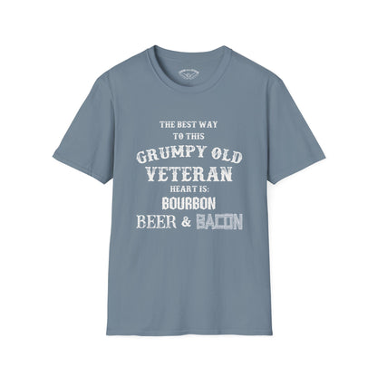 Grumpy Old Veteran Unisex Softstyle T-Shirt