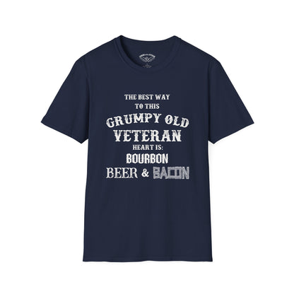 Grumpy Old Veteran Unisex Softstyle T-Shirt