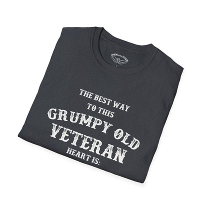 Grumpy Old Veteran Unisex Softstyle T-Shirt