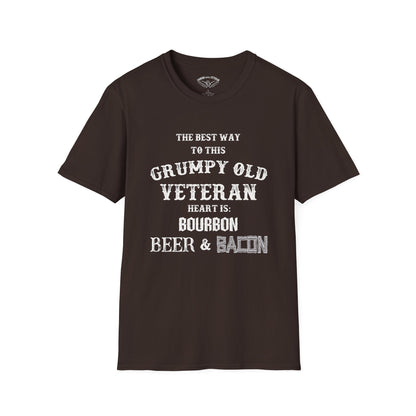 Grumpy Old Veteran Unisex Softstyle T-Shirt