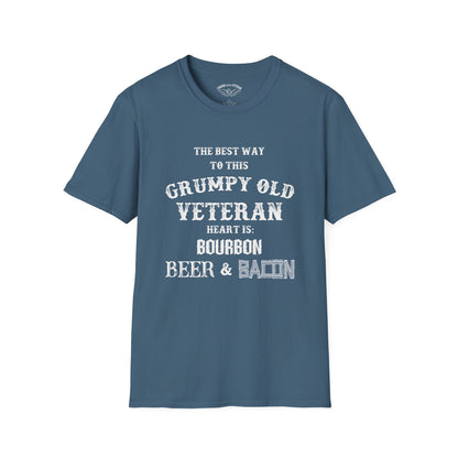 Grumpy Old Veteran Unisex Softstyle T-Shirt