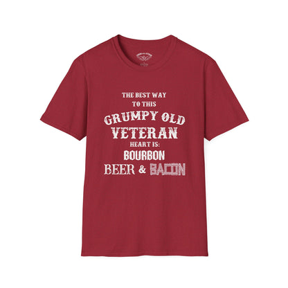 Grumpy Old Veteran Unisex Softstyle T-Shirt
