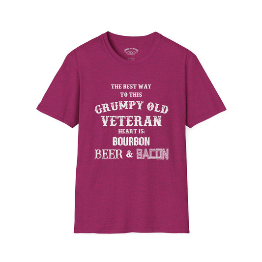Grumpy Old Veteran Unisex Softstyle T-Shirt